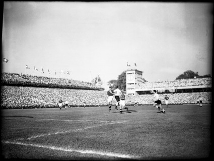 Football WC in Switzerland 1954: Switzerland - England.