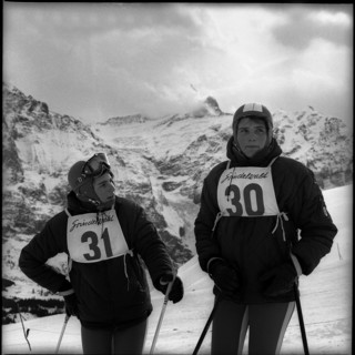 Marielle and Christine Goitschel, 1964.