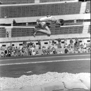 Olympic Games Rome 1960: High jumper René Maurer.