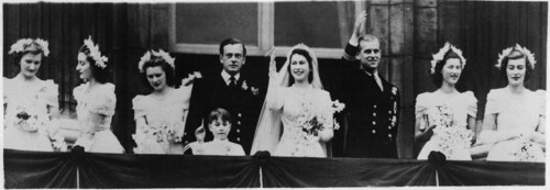 Wedding of Elizabeth II. and Lt. Philip Mountbatten .