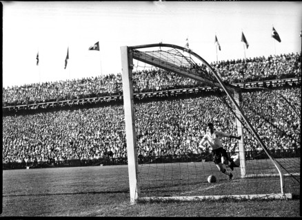 Football WC in Switzerland 1954: Qualifying round match Germany - Hungary.