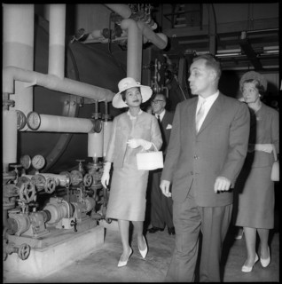 Queen Sirikit of Thailand visiting Wander AG, 1960 .