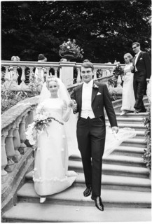 Wedding of Count Jan Bernadotte and Anna Skarne, 1967.