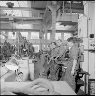 Metal workers: 3 minute's silence for people in Hungary, Zurich 1956.