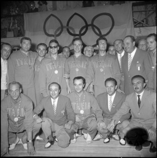 Olympic Games Rome 1960: Epée team; Olympic champion Italy.