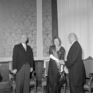 Reception of the Mexican ambassador by the federal council, 1958.