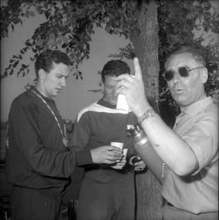 Rome 1960: Ferenc Nemeth with Ovomaltine.