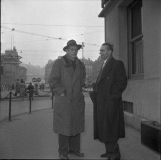 Karl Orff visiting Switzerland, 1951 .