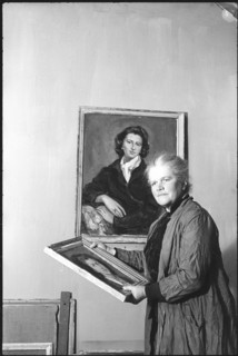 Hanny Bay, painter around 1950 .