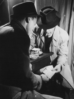 Black-marketeering of ration cards, circa in 1942 .