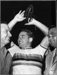 Olympic Games Rome 1960: Sprint-Sieger Sante Gaiardoni .