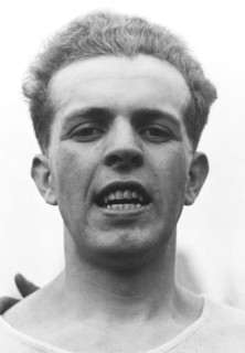 Race walker Fritz Schwab ca. 1945.