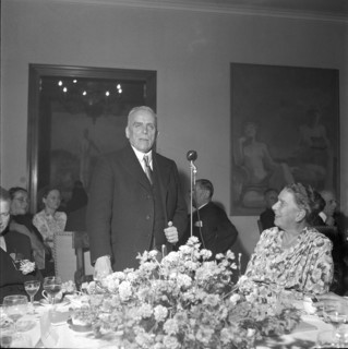 Volkmar Andreae, farewell dinner in Muraltengut, 1949.