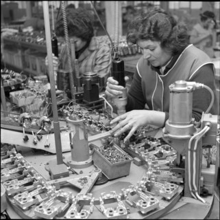 Women Working in Industrial Company, around 1965.