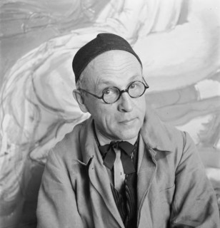 Maurice Barraud, painter around 1945