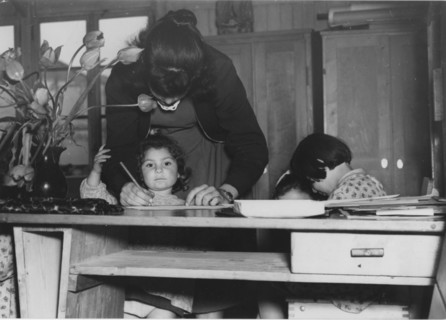 Swiss donation welfare for war victims: Children's Village in Rimini 1946