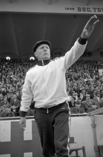 Swiss Cup Final 1969: FC St. Gallen - AC Bellinzona; Albert Sing, coach FC St. Gallen.