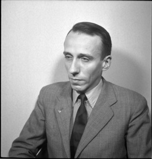 Bridge builder Ernst Amstutz, Zurich 1950.