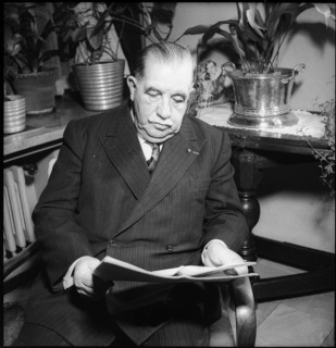 Nobel Peace Prize laureate Leon Jouhaux 1951.