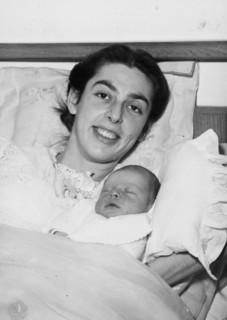 Countess Vittoria Calvi di Bergolo with son Vincenzo, unknown date.