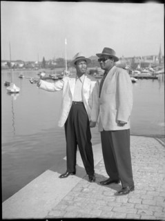 Fighter Ray Robinson in Zurich 1951 .