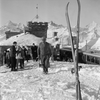 Mountain guide Alfred Aufdenblatten, Zermatt ca. 1957.