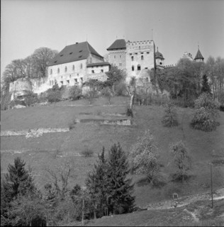 Lenzburg Castle, around 1959.