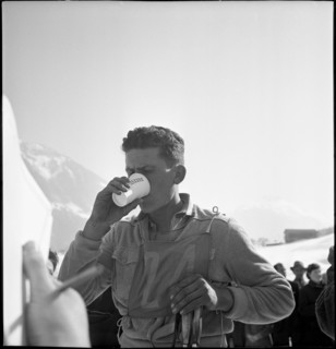 Cross-country skier Hans Ammann ca. 1946