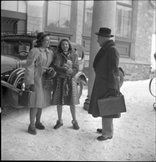 Jacobo Fitz-James Stuart y Falco, Duke of Berwick and Alba. St. Moritz 1946