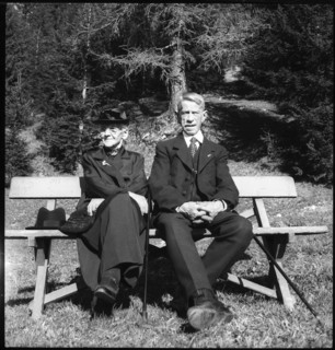 Jenny-Trümpy couple, diamond wedding in Davos 1944