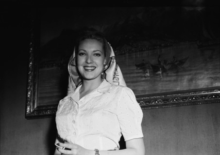 Linda Darnell, actress 1947 .