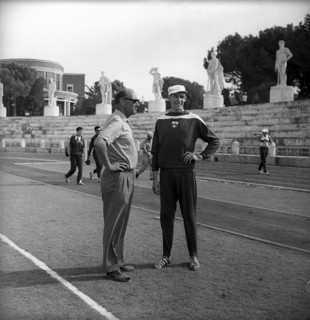 Rome 1960: Swiss athletes with Ovomaltine.