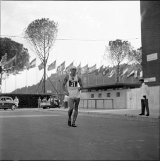 Rome 1960: 20km walk; champion Vladimir Golubnichi.