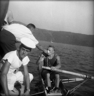 Rome 1960: Oleg Golowanow with Ovomaltine.