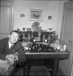 Willy P. Daetwyler, at home around 1957.