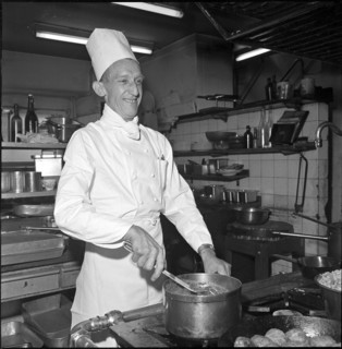 Cook at Work, around 1965.