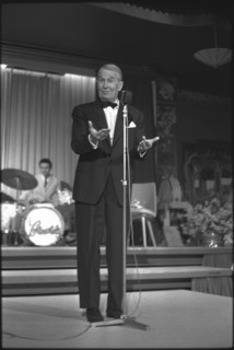 Maurice Chevalier at Palace Hotel, Gstaad 1962 .