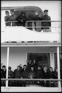 Thousand pupils from canton Vaud visit Zurich 1965.