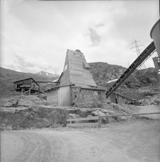 Great Sankt Bernhard tunnel under construction, 1960.