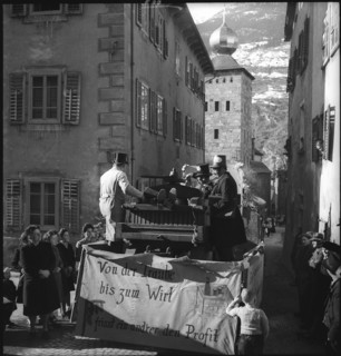 February custom in the Valais, around 1950.
