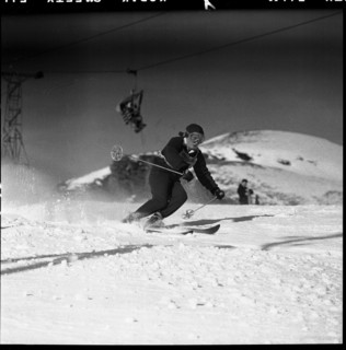 1955/56, Ladies giant slalom Grindelwald 1956: Annemarie Waser.