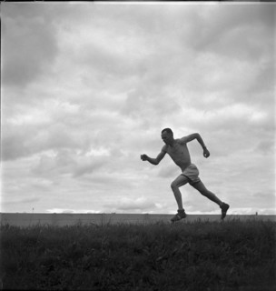 Theo Aeschlimann, division champion in tetrathlon 1944.