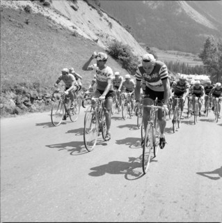 Tour of France 1963: Federico Bahamontes and Jacques Anquetil.