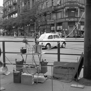 ETH Hygiene Institute test air quality, Zurich 1965 .