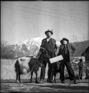 February custom in the Valais, around 1950.
