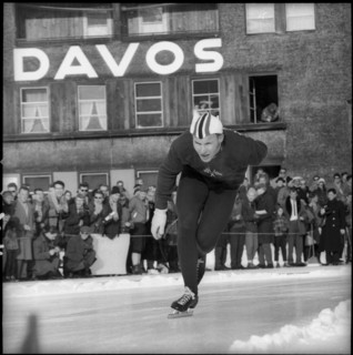 Knut Johannesen, speed skater 1960.