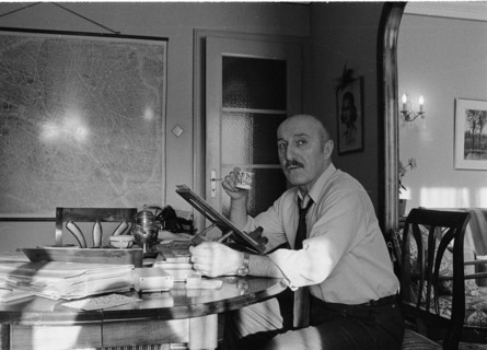 Jack Rolland at home in Lausanne 1970.