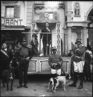 February custom in the Valais, around 1950.