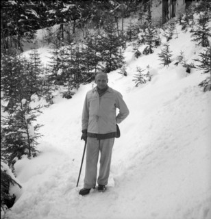 Field Marshal Montgomery going for a walk, 1946