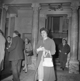 Former empress Soraya in Geneva, 1958